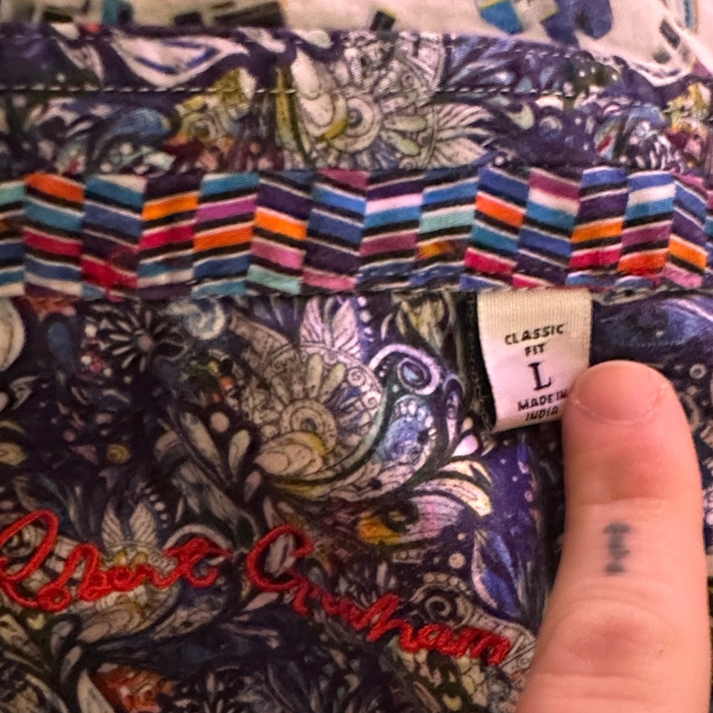 Robert Graham Multicolor Patterned Button Down Sh… - image 8